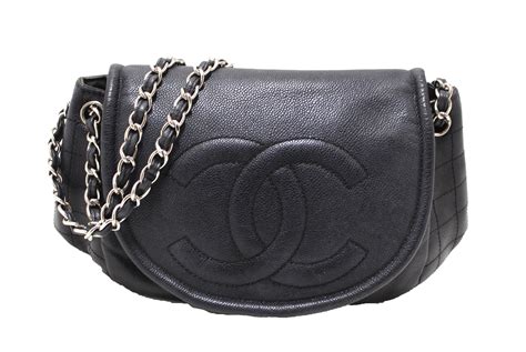 chanel large half moon flap bag|authentic chanel classic flap bag.